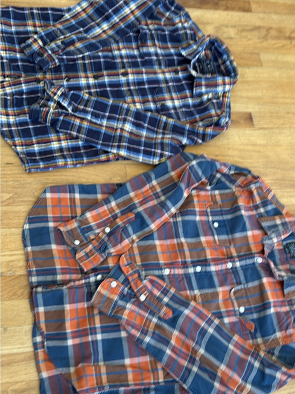 J. Crew & American Eagle Plaid Button-Down Shirts